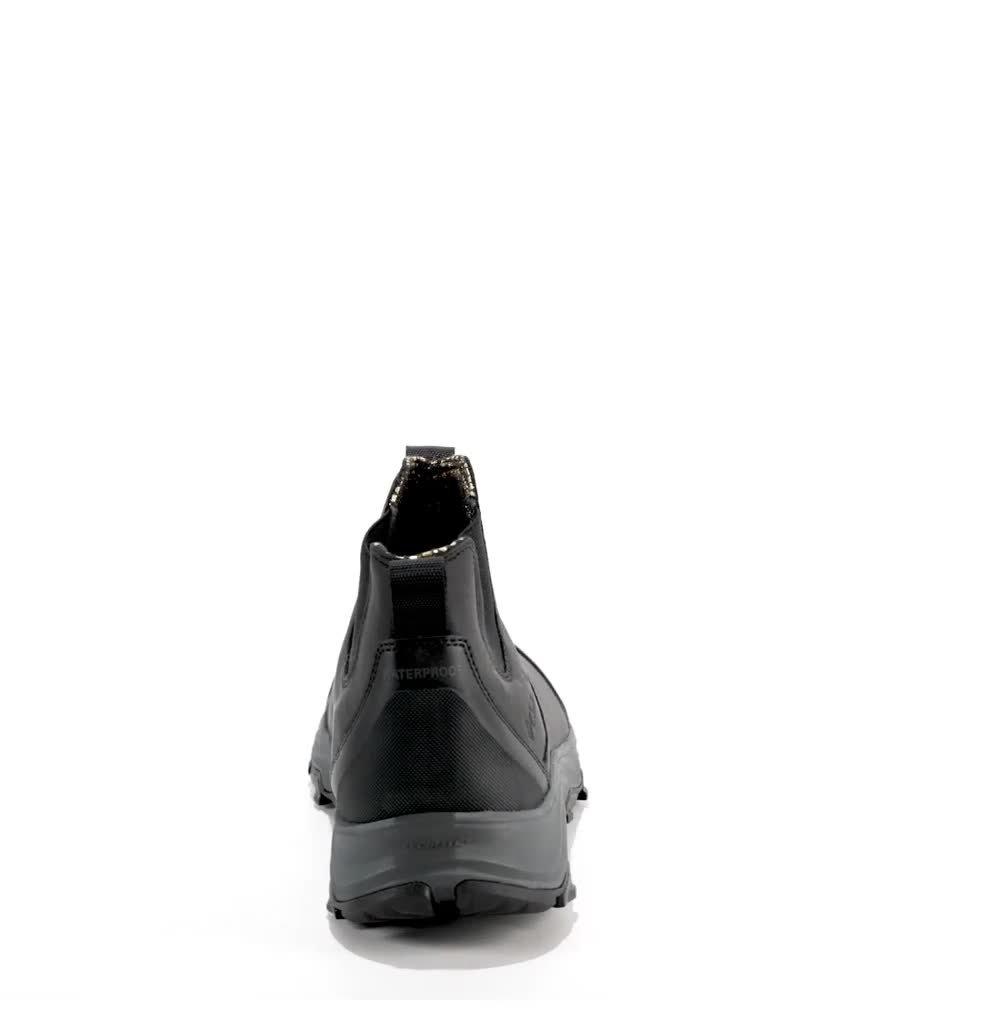 Bota de invierno impermeable Expeditionist Chelsea para hombre, Color: Black, Graphite