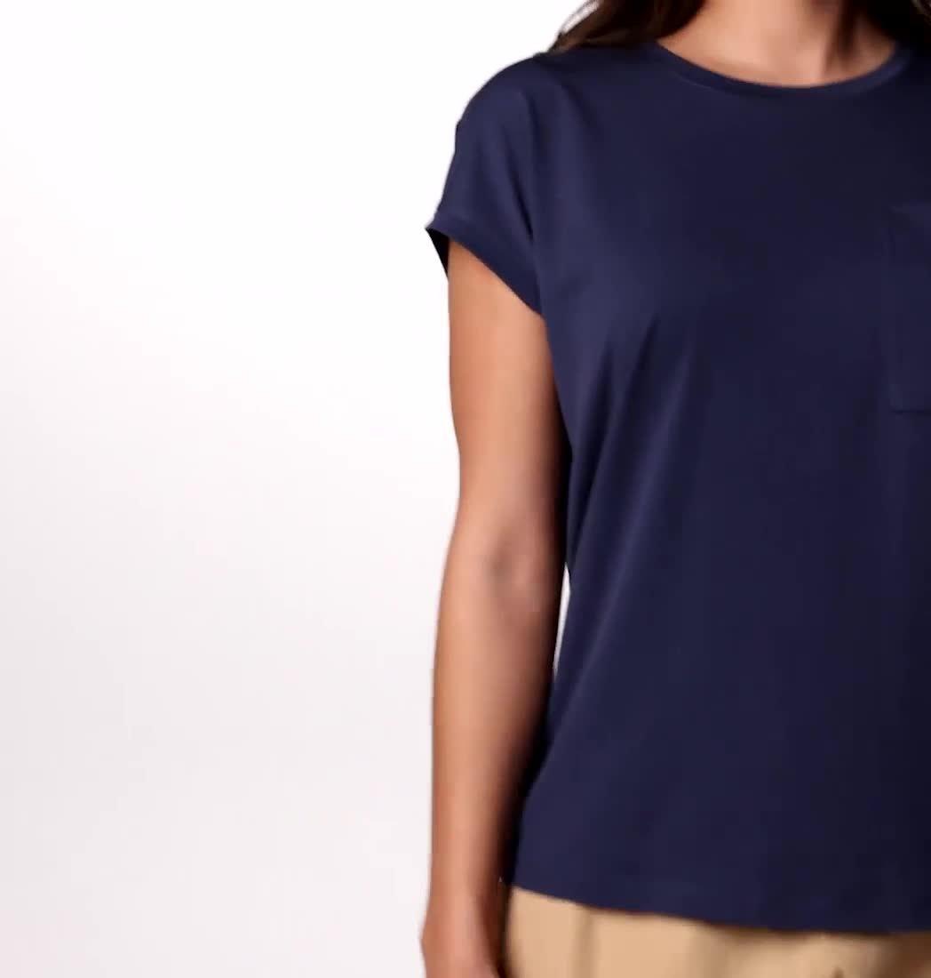 Women's Boundless Trek Technical T-Shirt, Color: Nocturnal