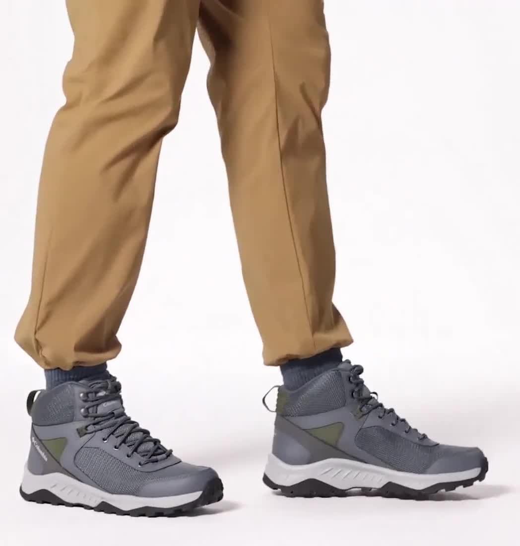 Men's Trailstorm Ascend Mid Waterproof Hiking Boots, Color: Graphite, Nori