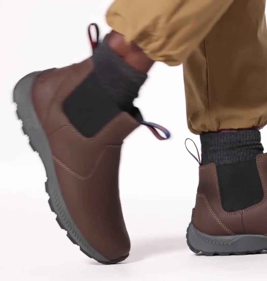 Men's Landroamer Scout Waterproof Chelsea Boots, Color: Espresso II, Warp Red