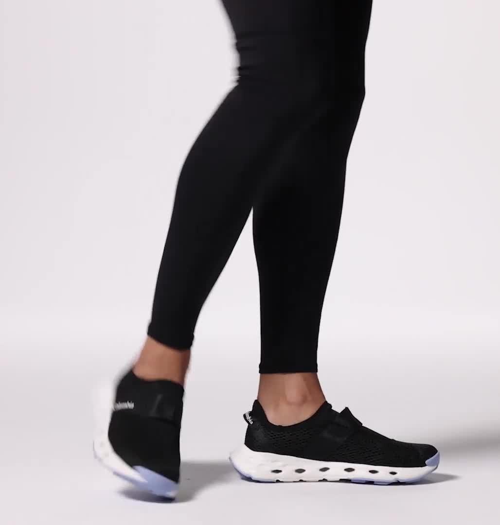 Women's Drainmaker TR Slip-On Water Shoe, Color: Black, Whisper