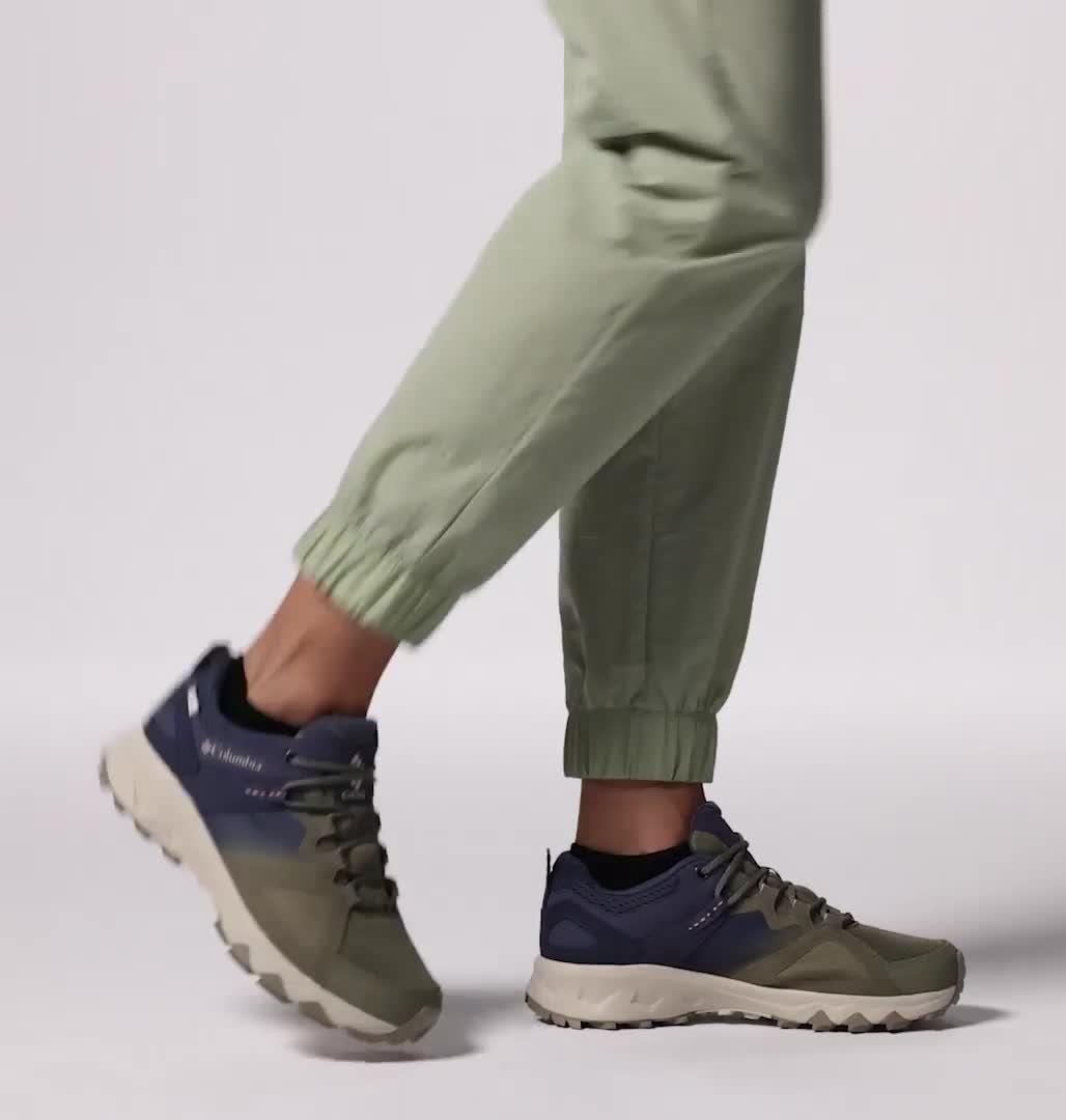 Women's Peakfreak Hera OutDry Hiking Shoe, Color: Stone Green, Salmon Rose