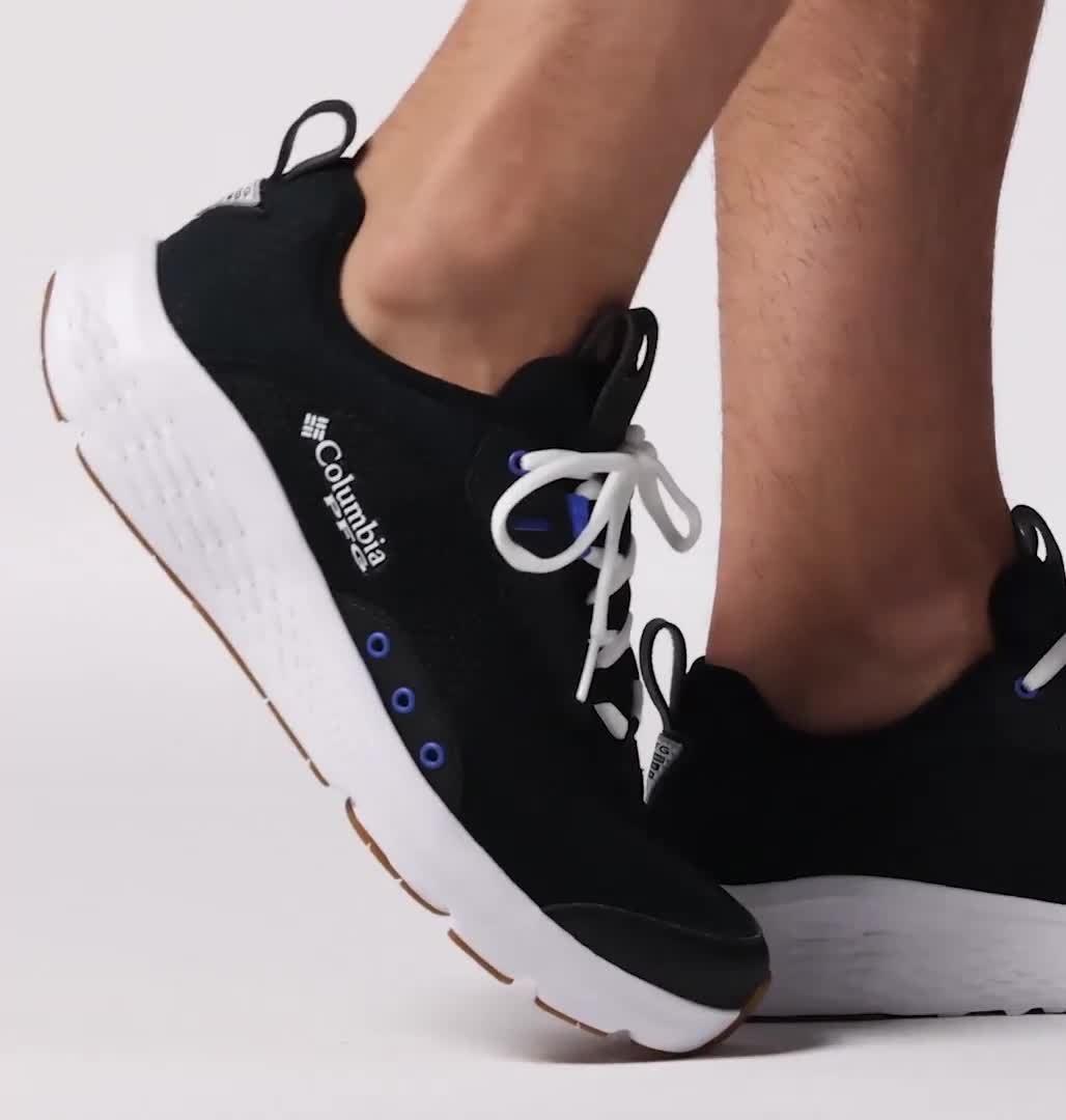 Men's Castback PFG Shoe, Color: Black, Vivid Blue