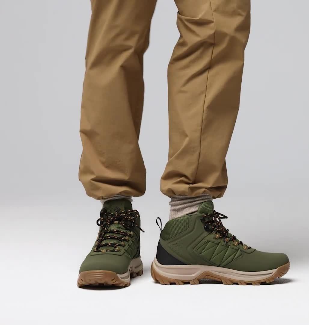 Men's Transverse Hike Waterproof Boot, Color: Nori, Desert Gold