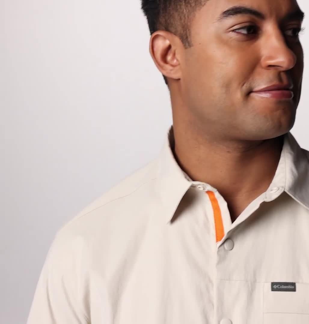 Men's Landroamer Ripstop Short Sleeve Shirt, Color: Dark Stone