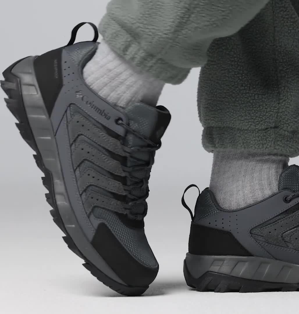 Men's Strata Trail Waterproof Walking Shoe, Color: Graphite, Black