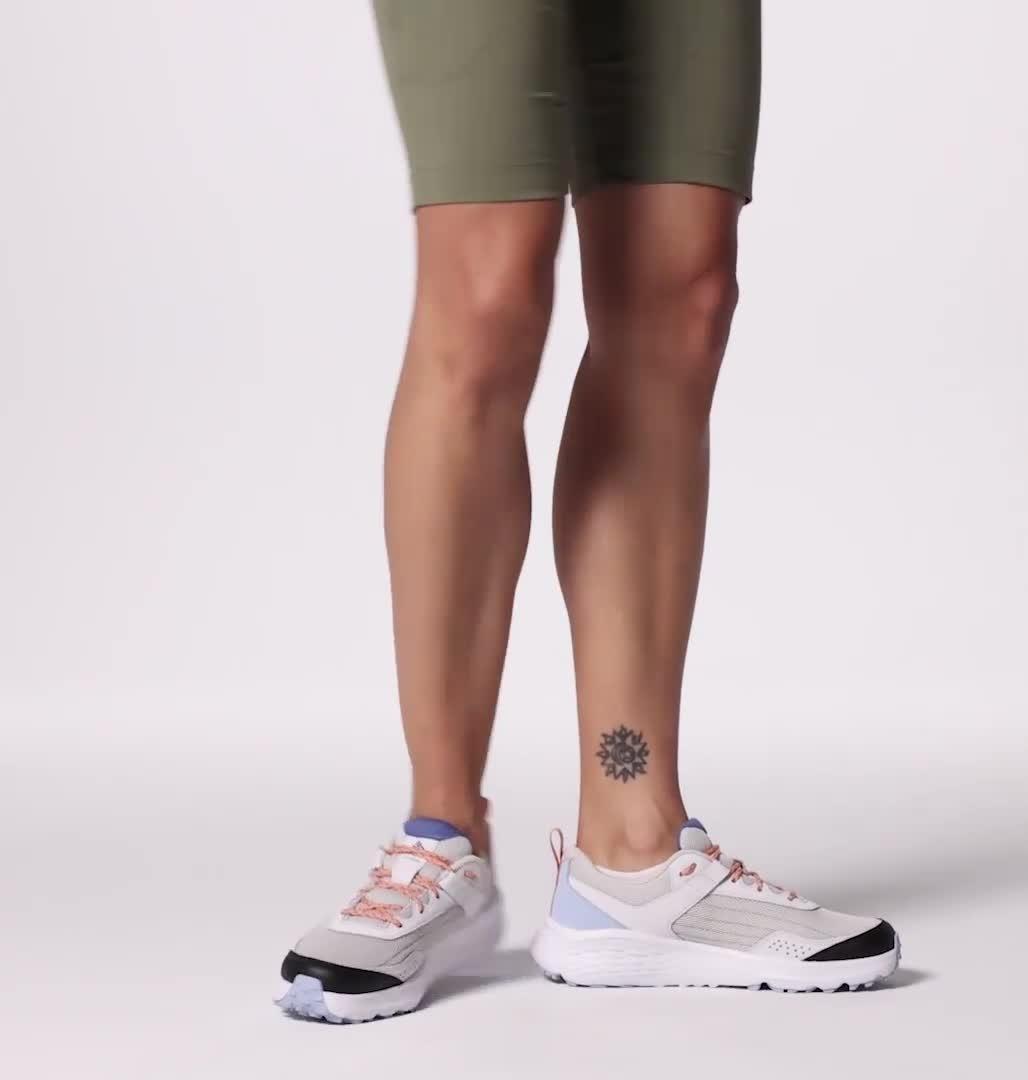 Women's Vertisol Trail Hiking Shoe, Color: Silver Grey, Apricot Fizz