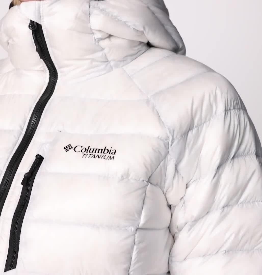 Women's Arctic Crest Down Hooded Jacket | Columbia