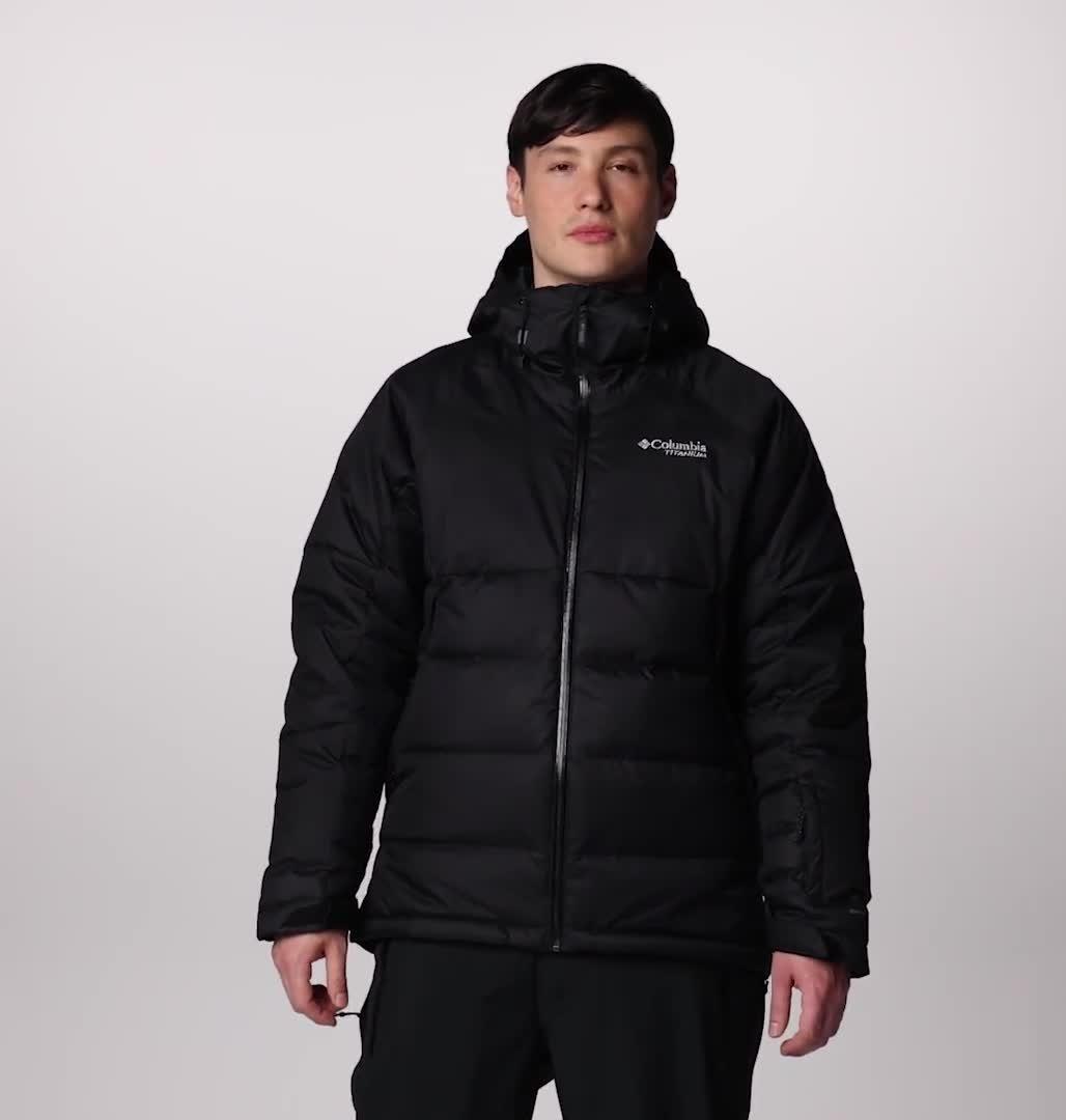 Roaring Fork II wasserdichte Daunen-Skijacke für Männer, Color: Black