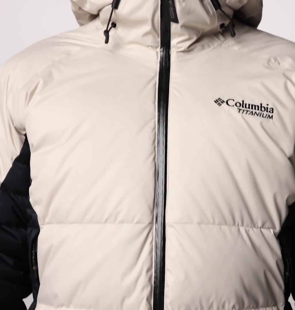 Roaring Fork II wasserdichte Daunen-Skijacke für Männer, Color: Dark Stone, Black