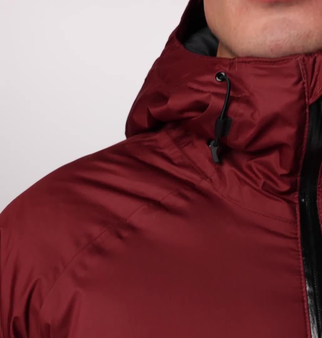 Men's Roaring Fork II Waterproof Down Ski Jacket, Color: Spice, Black