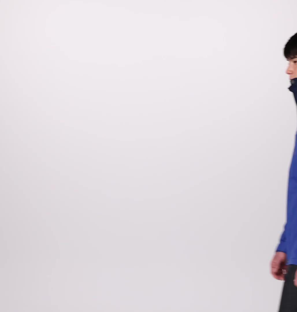 Men's Last Tracks II Ski Jacket, Color: Mountain Blue, Collegiate Navy