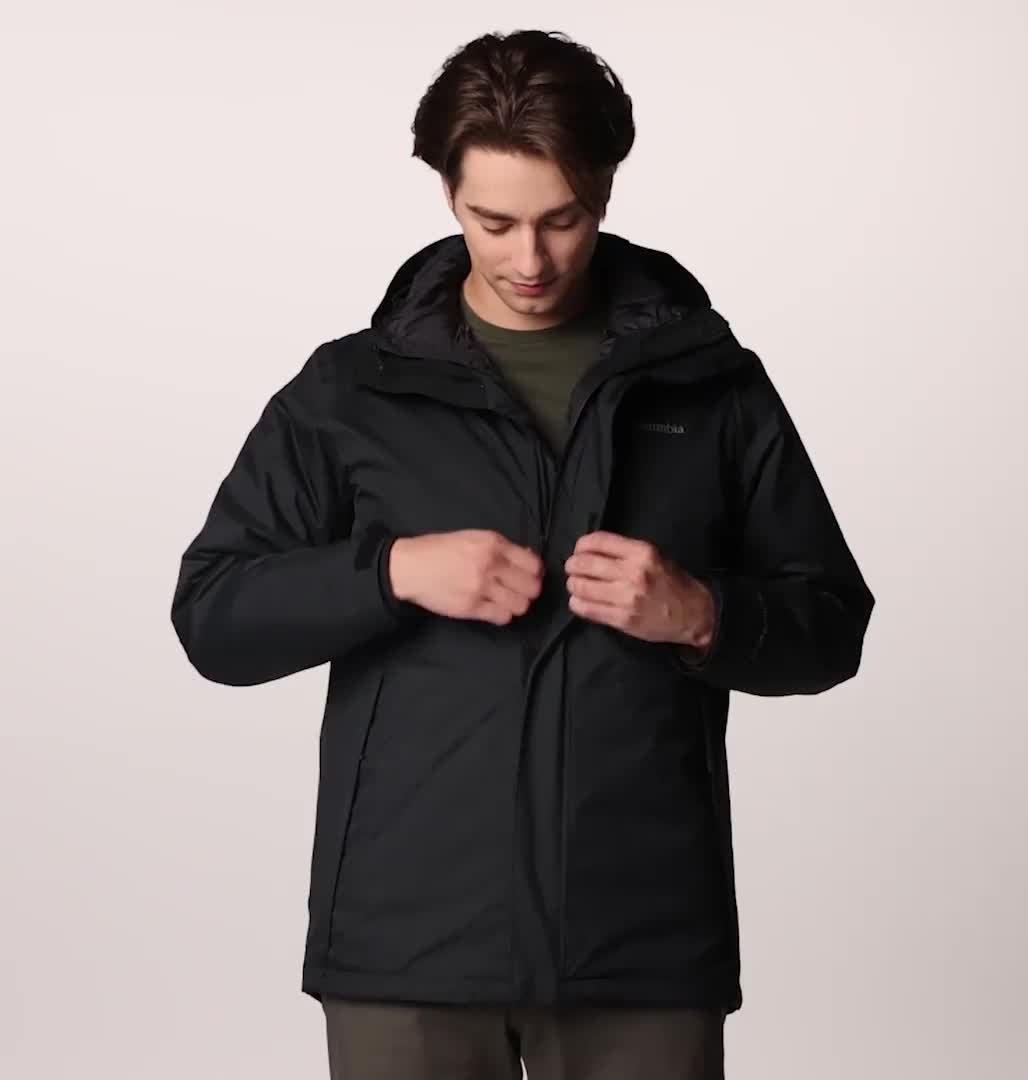 Men's Oak Harbor 3-in-1 Waterproof Insulated Jacket, Color: Black