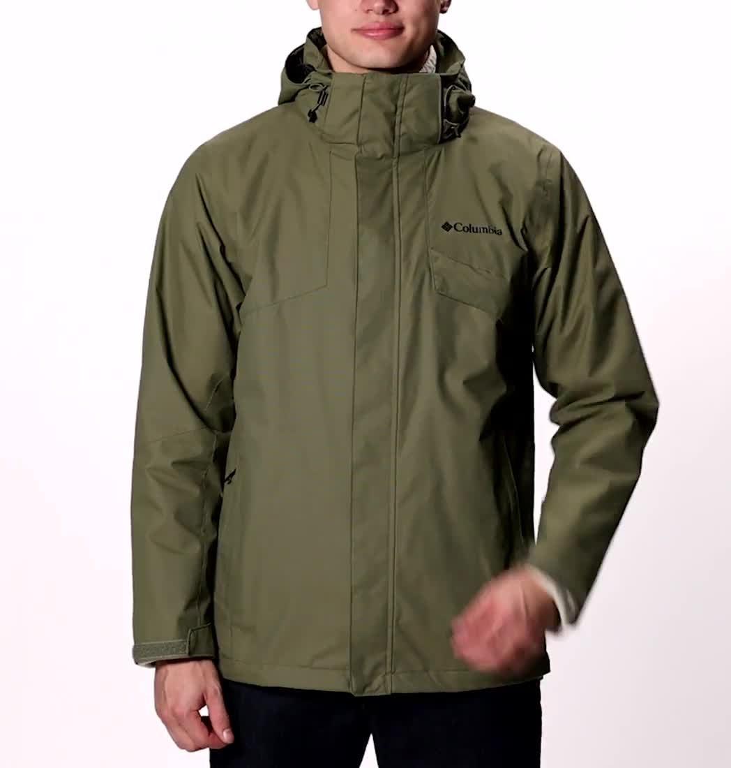 Chaqueta impermeable 3 en 1 Bugaboo III para hombre, Color: Stone Green
