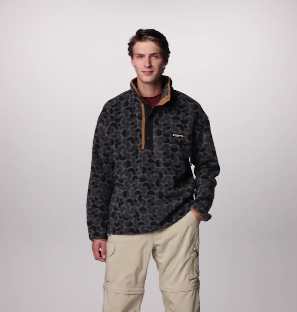 Men's Helvetia II Printed Half Snap Printed Fleece Pullover | Columbia