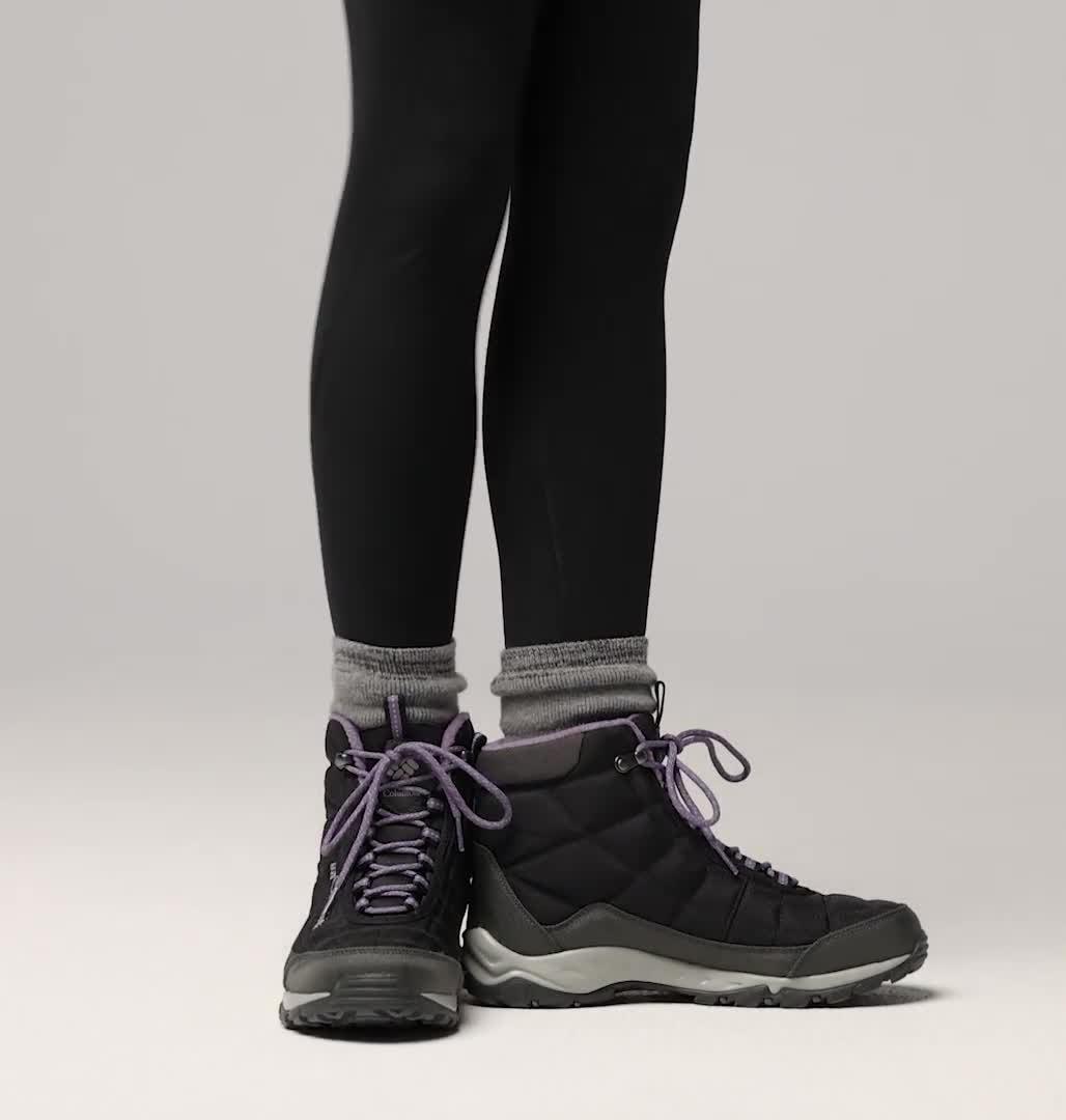 Women's Firecamp Boot, Color: Black, Plum Purple
