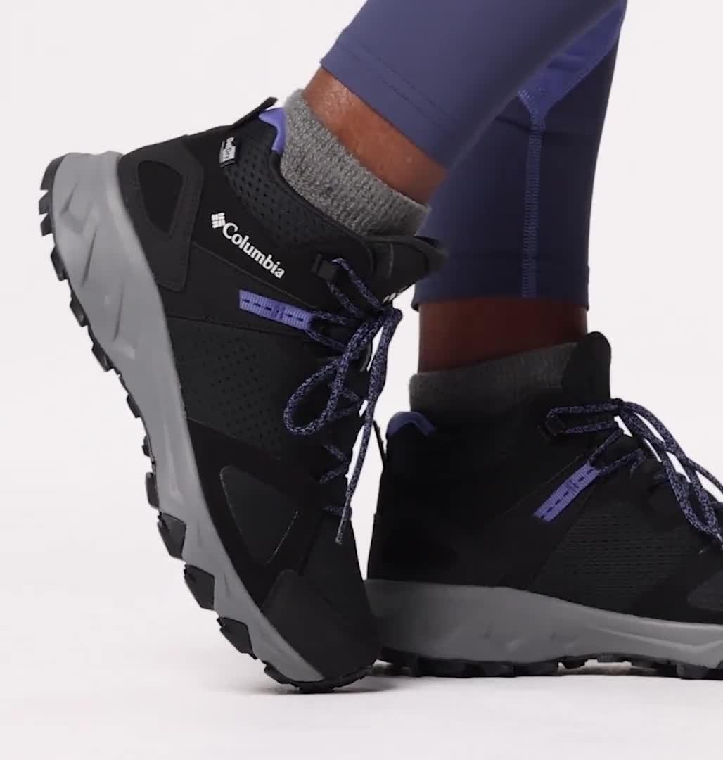 Women's Peakfreak Hera II Mid OutDry Hiking Shoe, Color: Black, African Violet