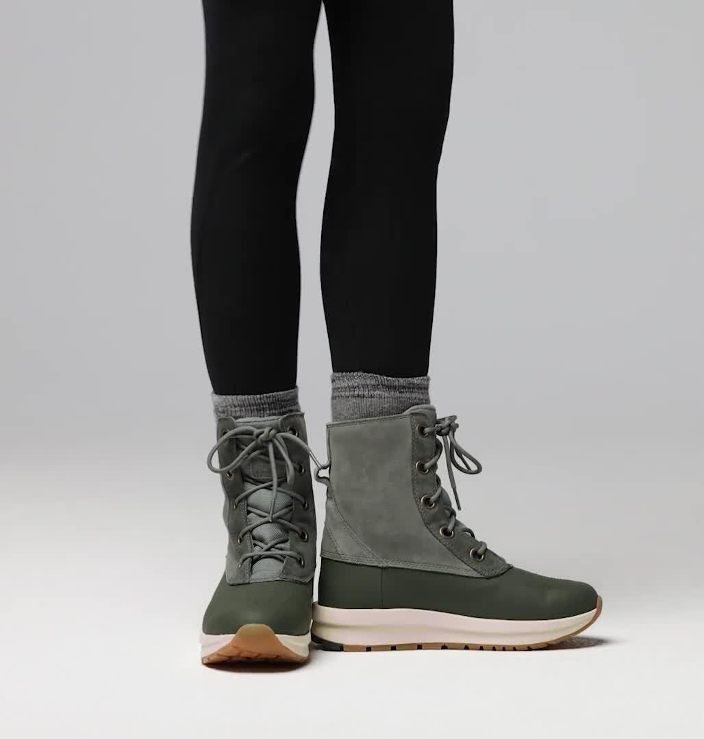 Women's Moritza Shield II Omni-Heat Waterproof Snow Boot, Color: Sedona Sage, Gravel