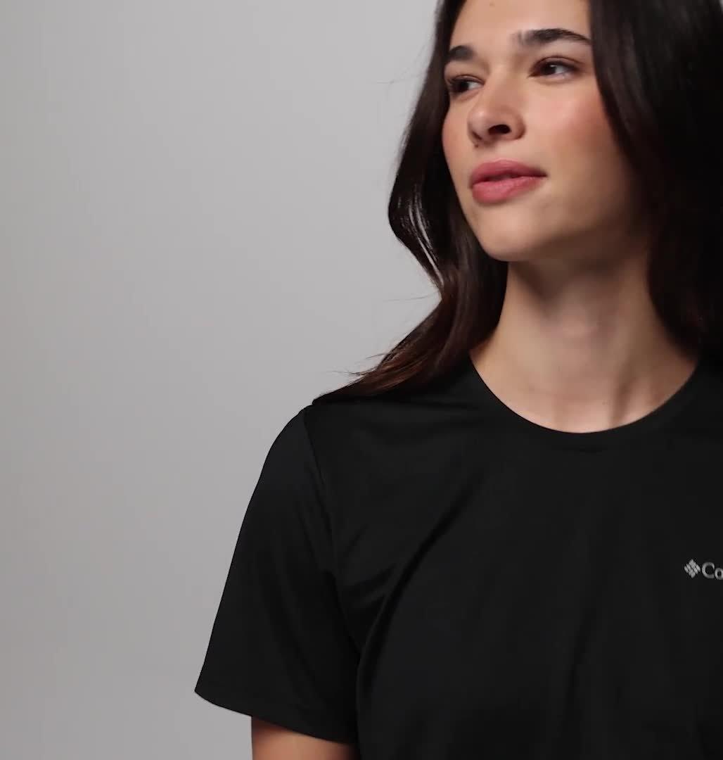 Women's Wild Springs Technical T-Shirt, Color: Black