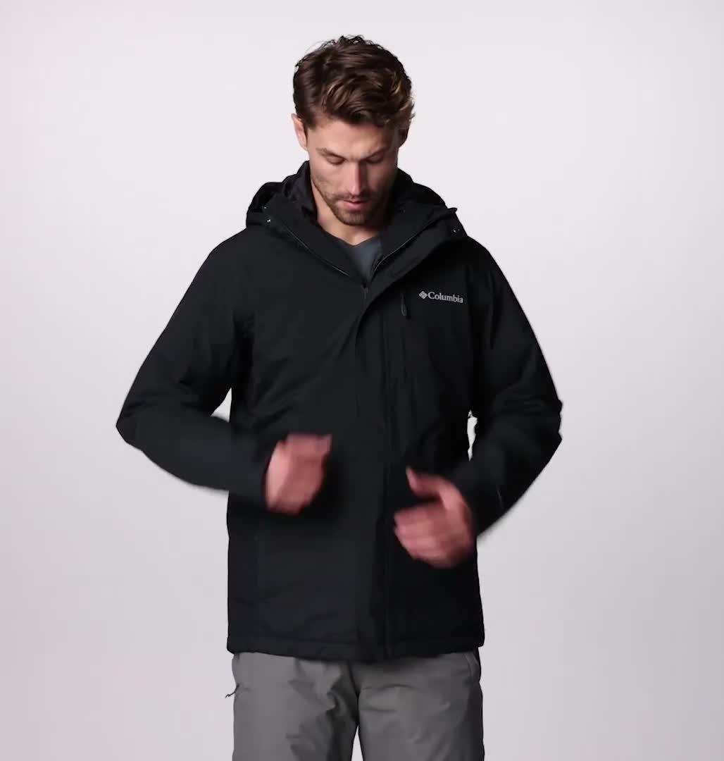 Men's Snow Glide II Interchange Jacket, Color: Black