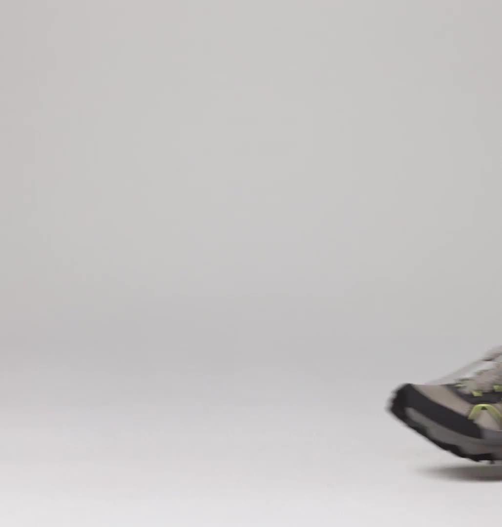 Zapatillas de senderismo Peakfreak Rush Mid Outdry para mujer, Color: Shark, Citron Haze