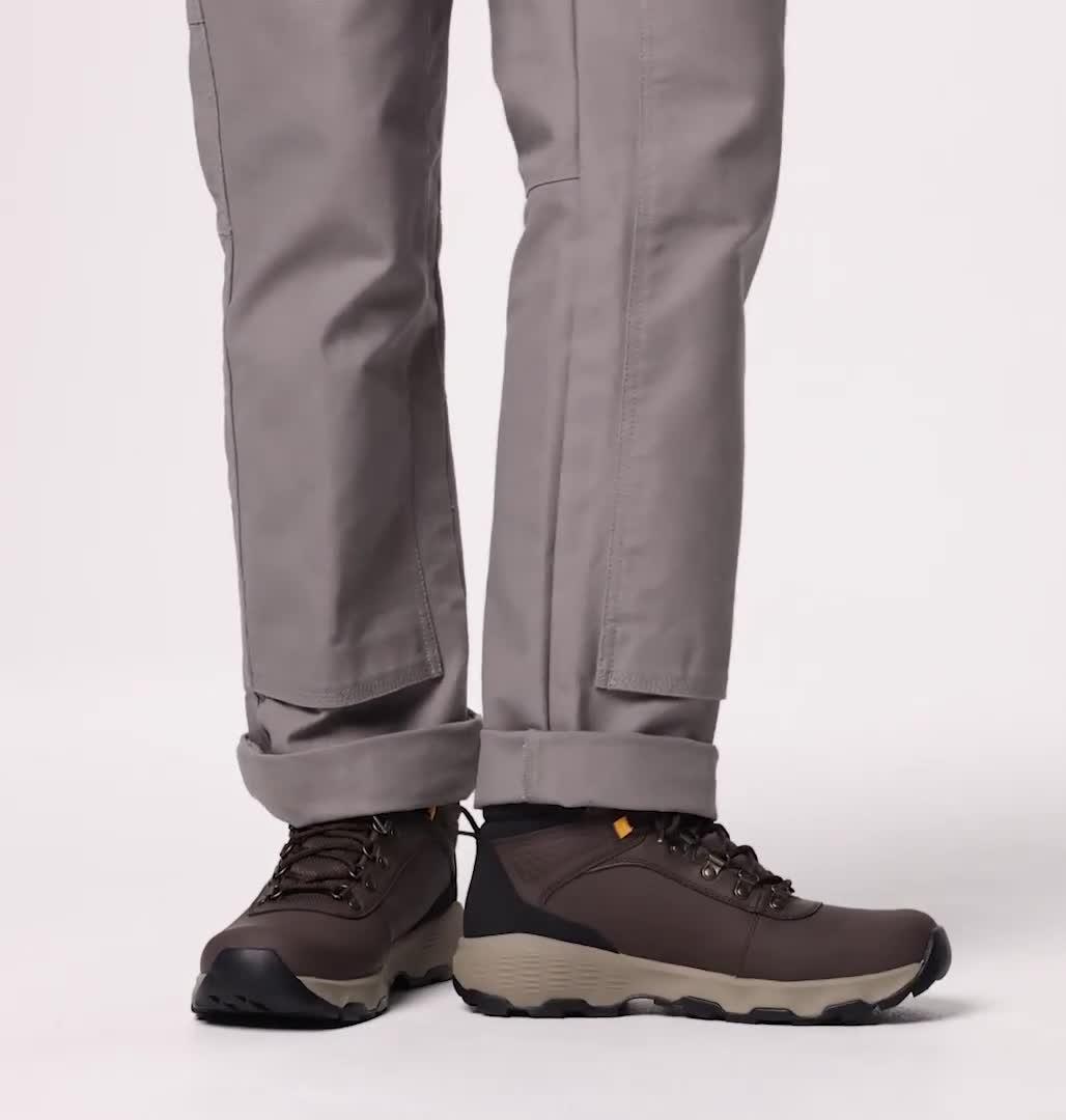 Men's Newton Wander LTR Mid Waterproof Boots, Color: Cordovan, Raw Honey