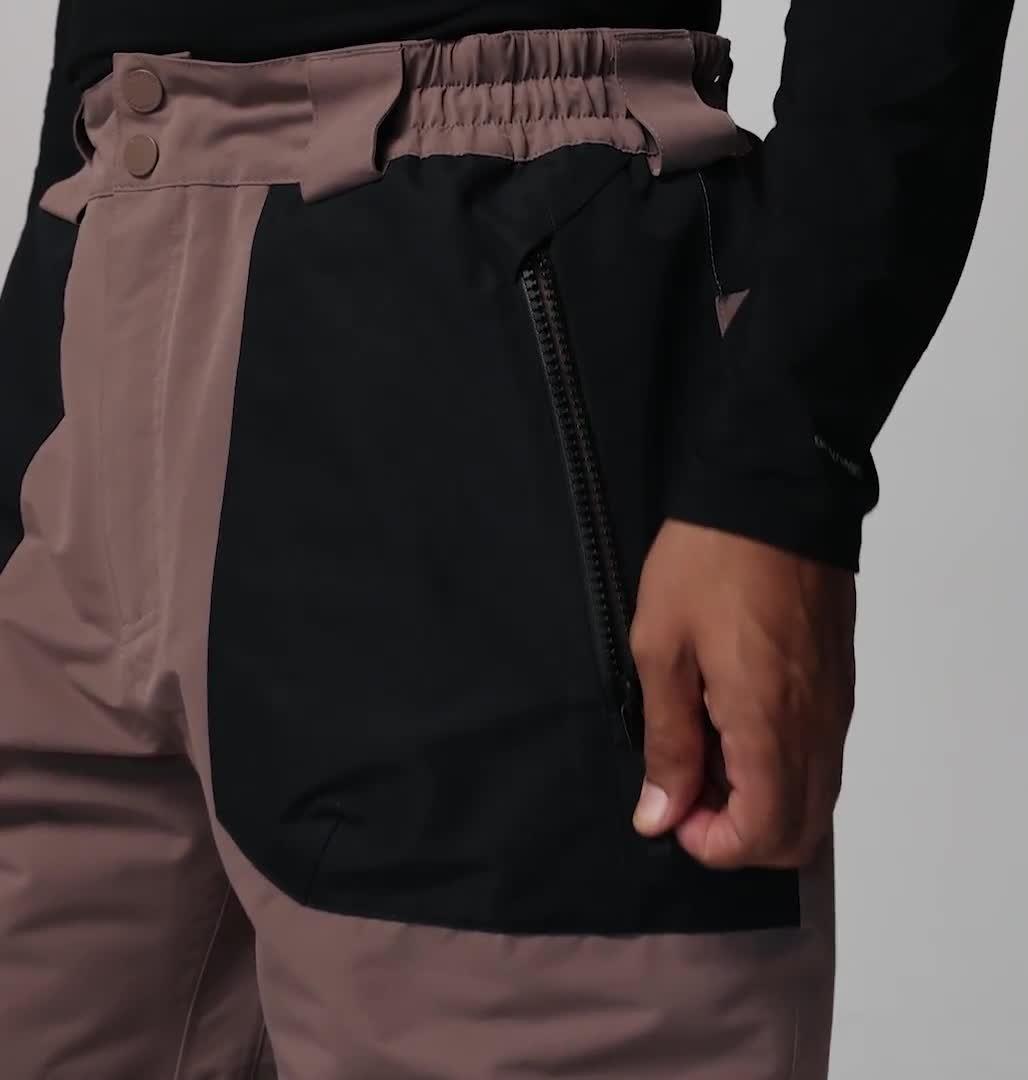 Men's Coreshot Waterproof Ski Trousers, Color: Iron, Black