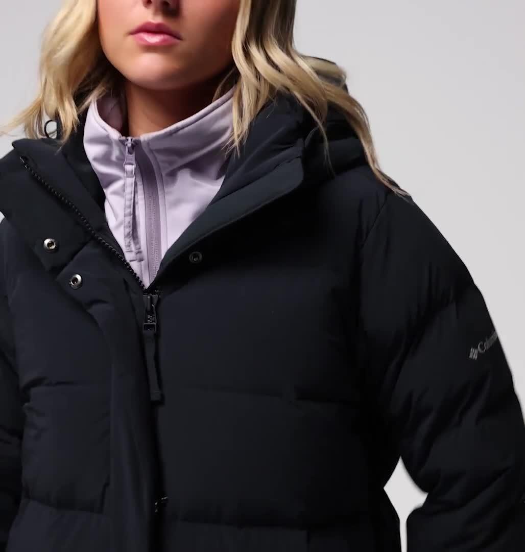 Women's Amaze Puff Long Hooded Jacket | Columbia