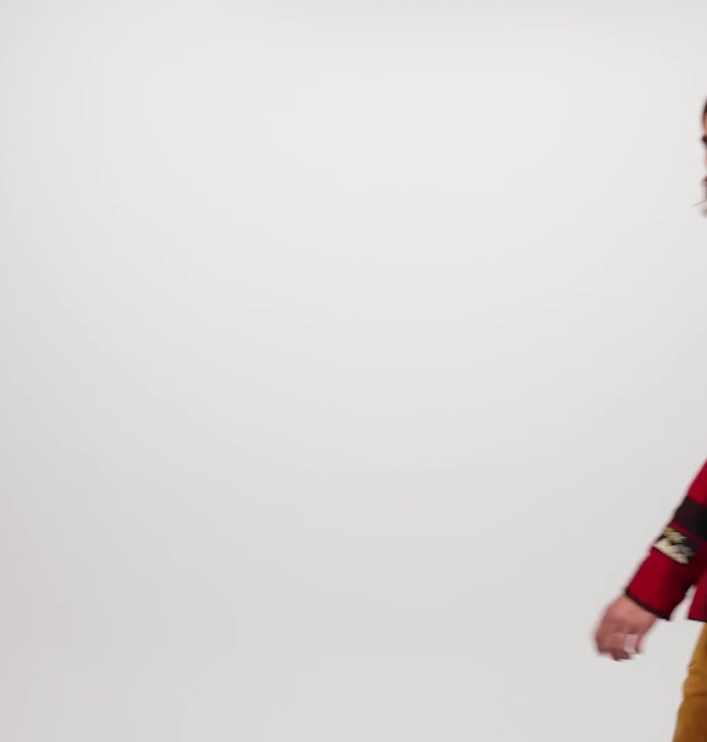 Men's High Cascades Shirt Jacket, Color: Red Dahlia Tims Buffalo Plaid