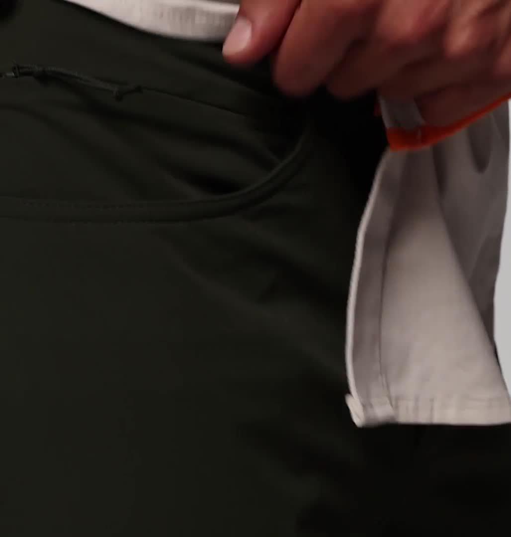 Men's ROC Tech 5 Pocket Pants, Color: Greenscape