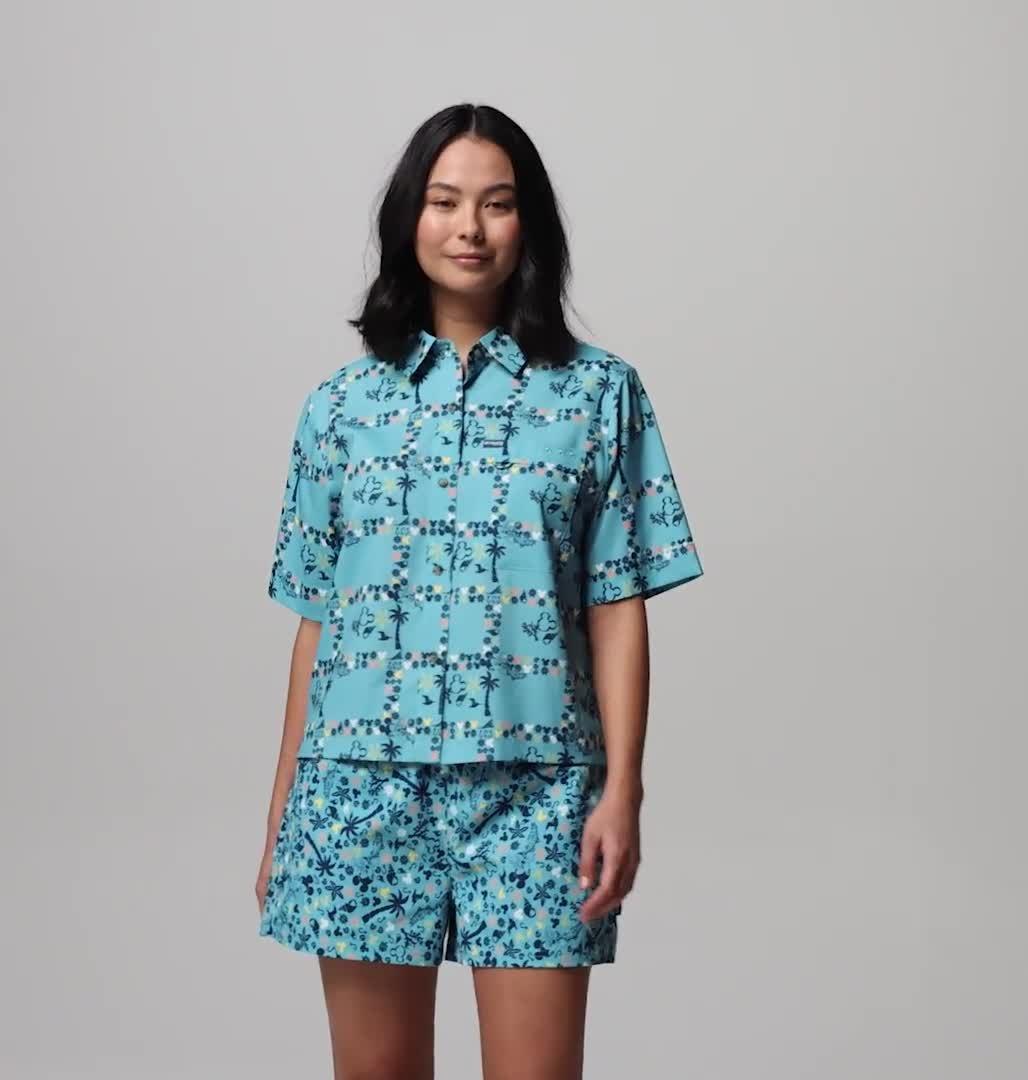 Chemise CSC x Disney PFG Super Slack Tide Femme, Color: Vintage Blue