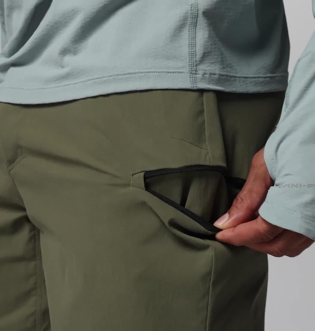 Men's Cosmiques Pro Hiking Shorts, Color: Stone Green