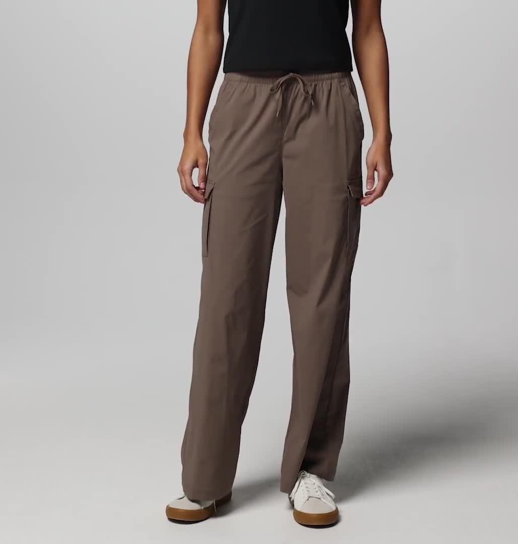 Pantaloni urbani cargo Chill Creek da donna, Color: Iron
