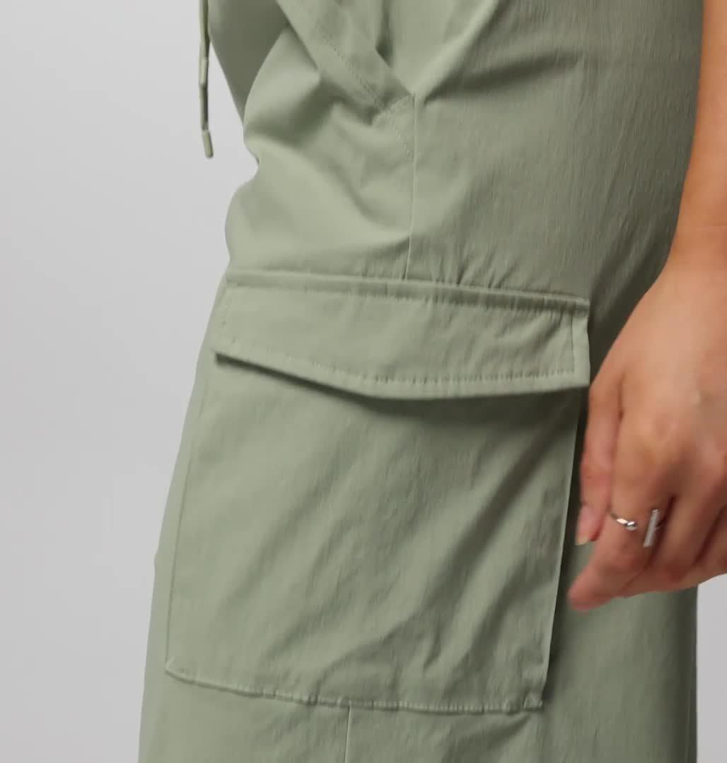 Pantaloni urbani cargo Chill Creek da donna, Color: Safari
