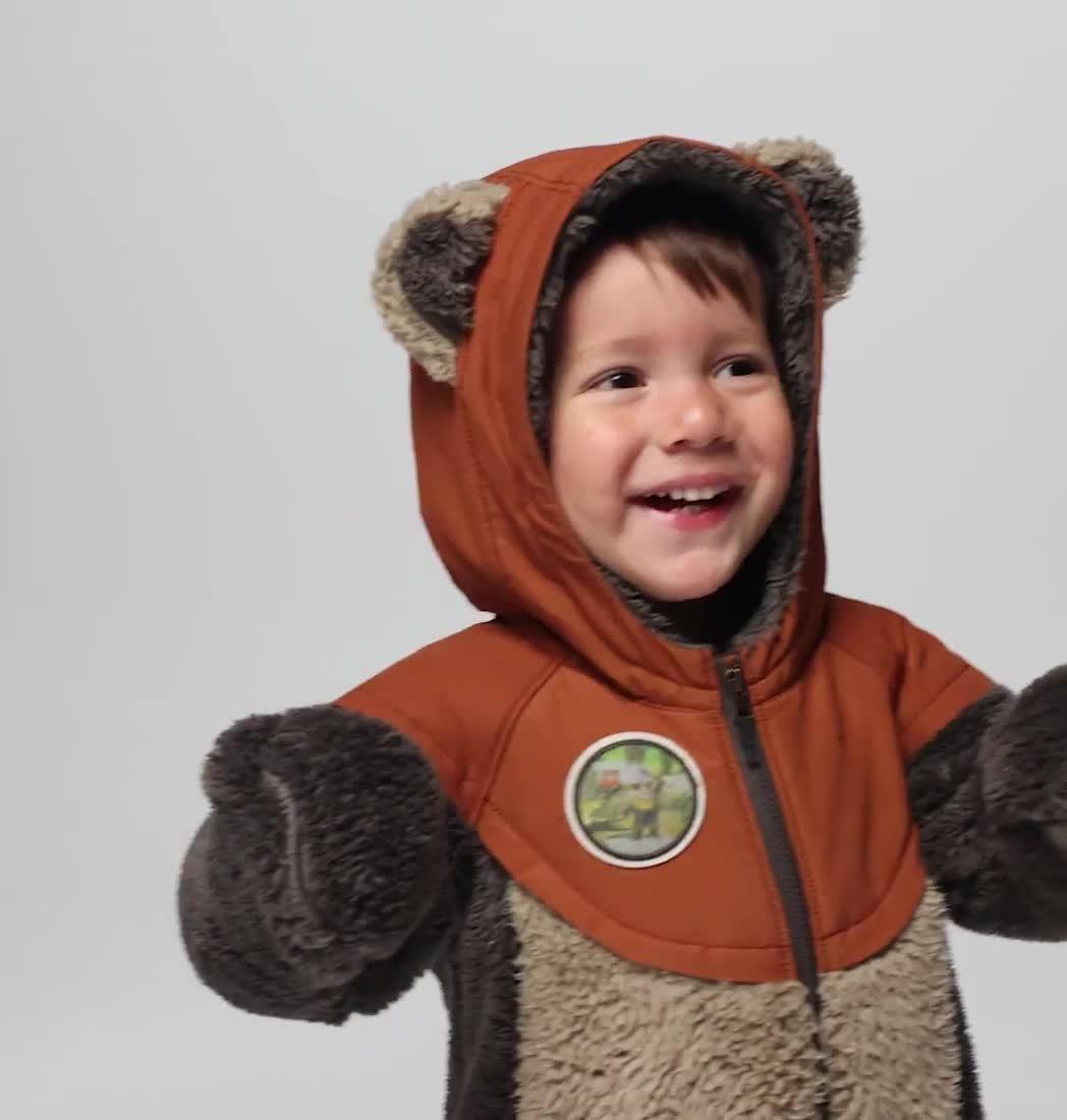 Ewok Fleece Bunting, Color: Buffalo, Khaki, Wood