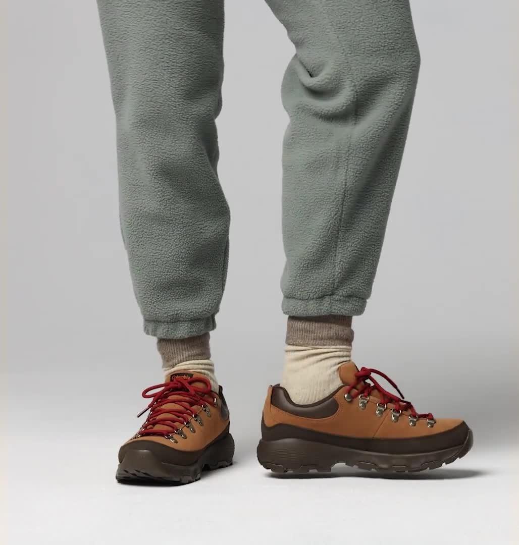Men's Newton Alpine Waterproof Shoes, Color: Grizzly Bear, Red Oxide