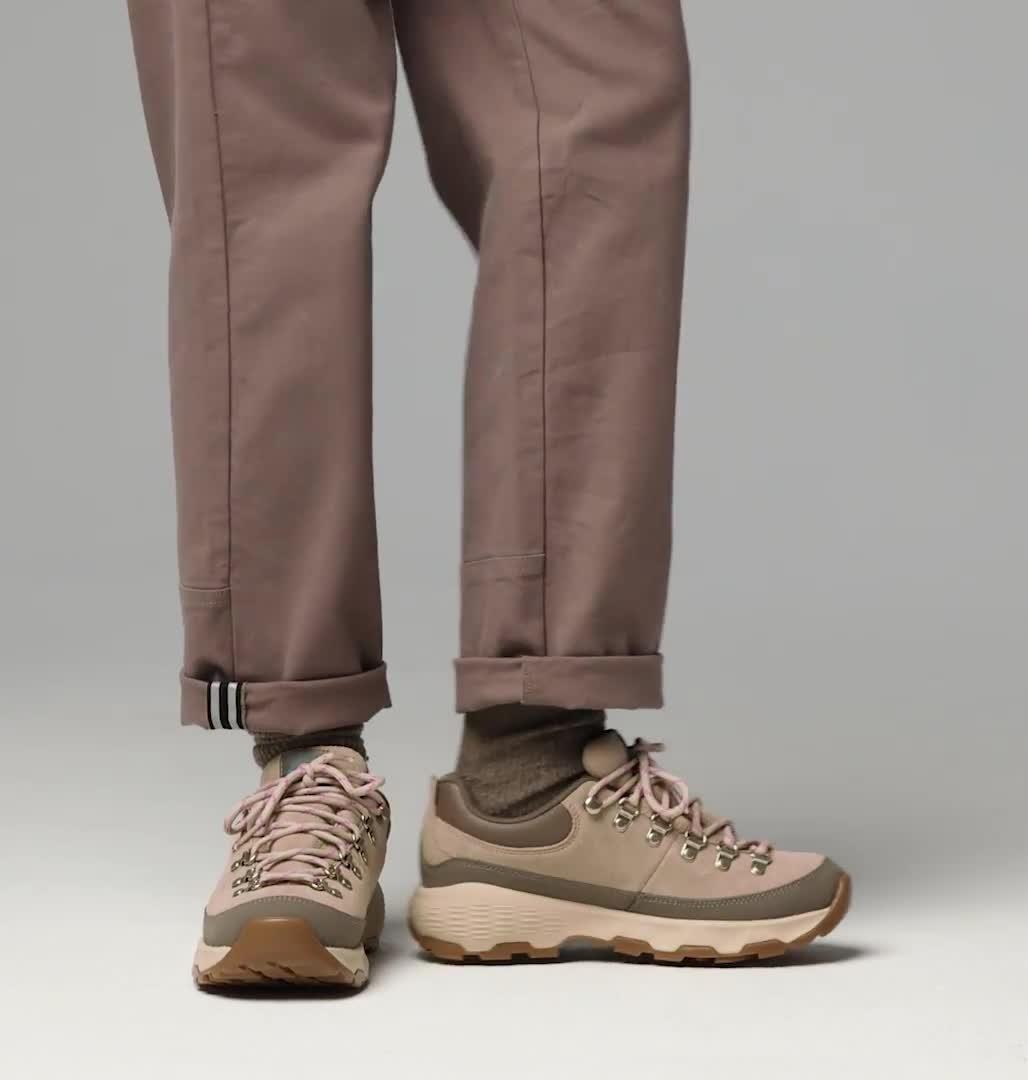 Women's Newton Alpine Waterproof Shoes, Color: Oxford Tan, Foxglove