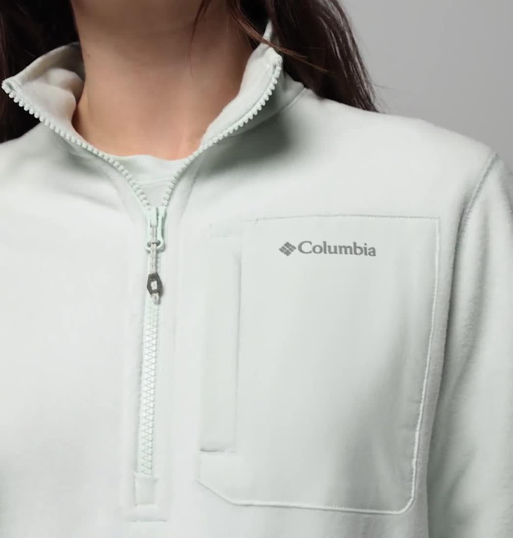 Women's Pacific Arch 200 Half Zip Fleece, Color: Tea Light