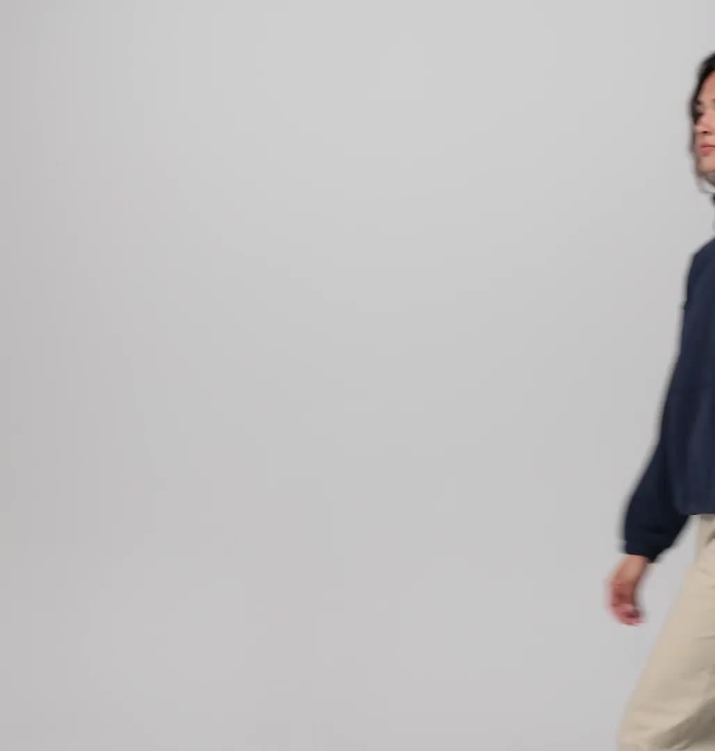 Women's Timber Meadow MTR Half Zip Sherpa Fleece, Color: Collegiate Navy
