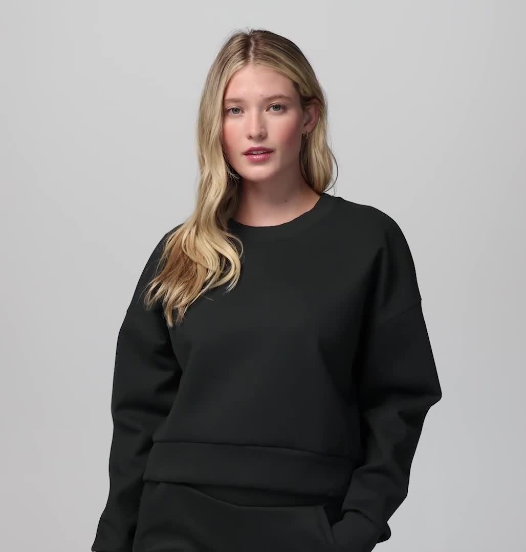 Sudadera Amazesweats de alto gramaje para mujer, Color: Black