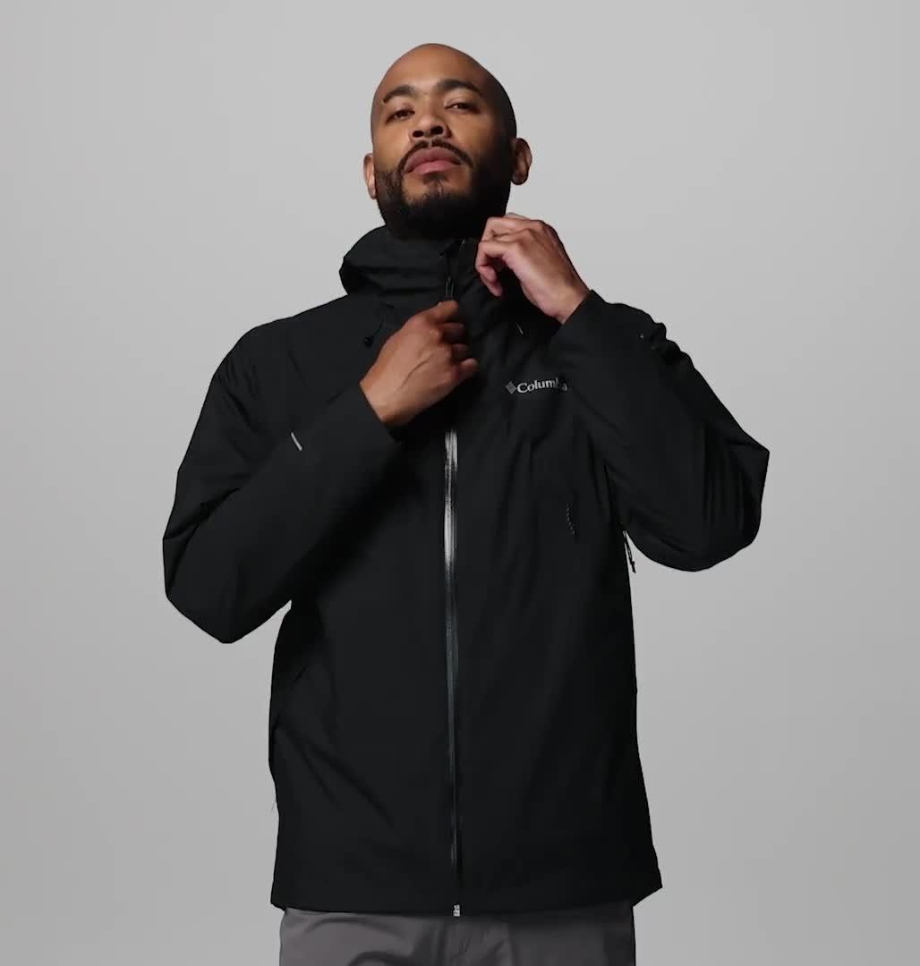 Men's Trailborne 3-in-1 Waterproof Jacket, Color: Black