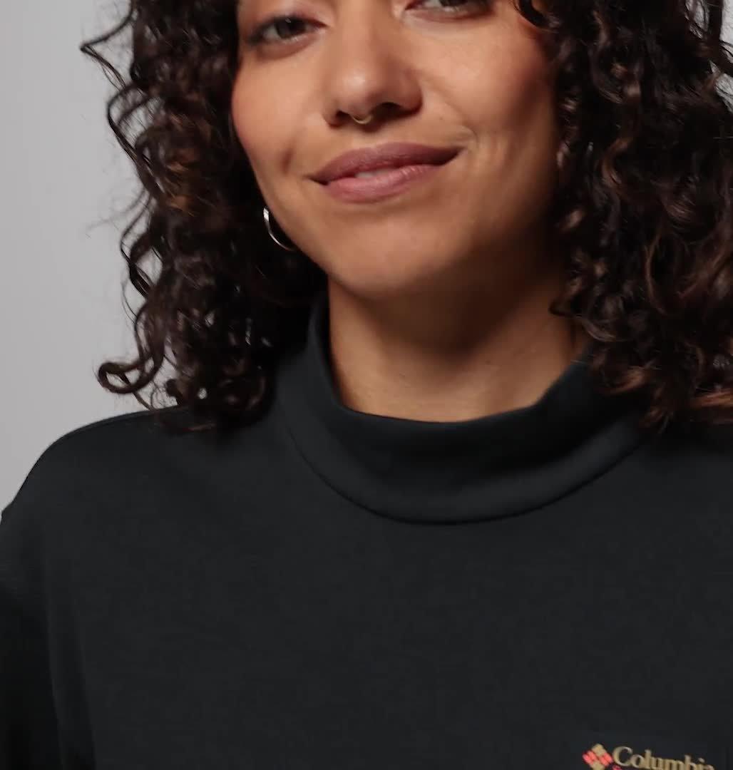 Women's Sauvie Sky Sweatshirt, Color: Black