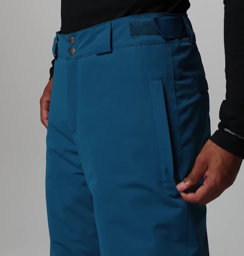 Men's Bugaboo VI Waterproof Ski Trousers, Color: Phoenix Blue, Black