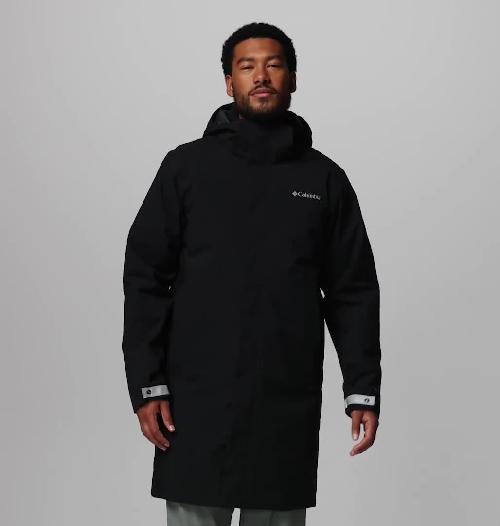 Men's Street Heights Waterproof Insulated Car Coat, Color: Black